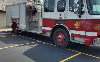 BPFA0250 2003 American LaFrance Top Mount Pumper